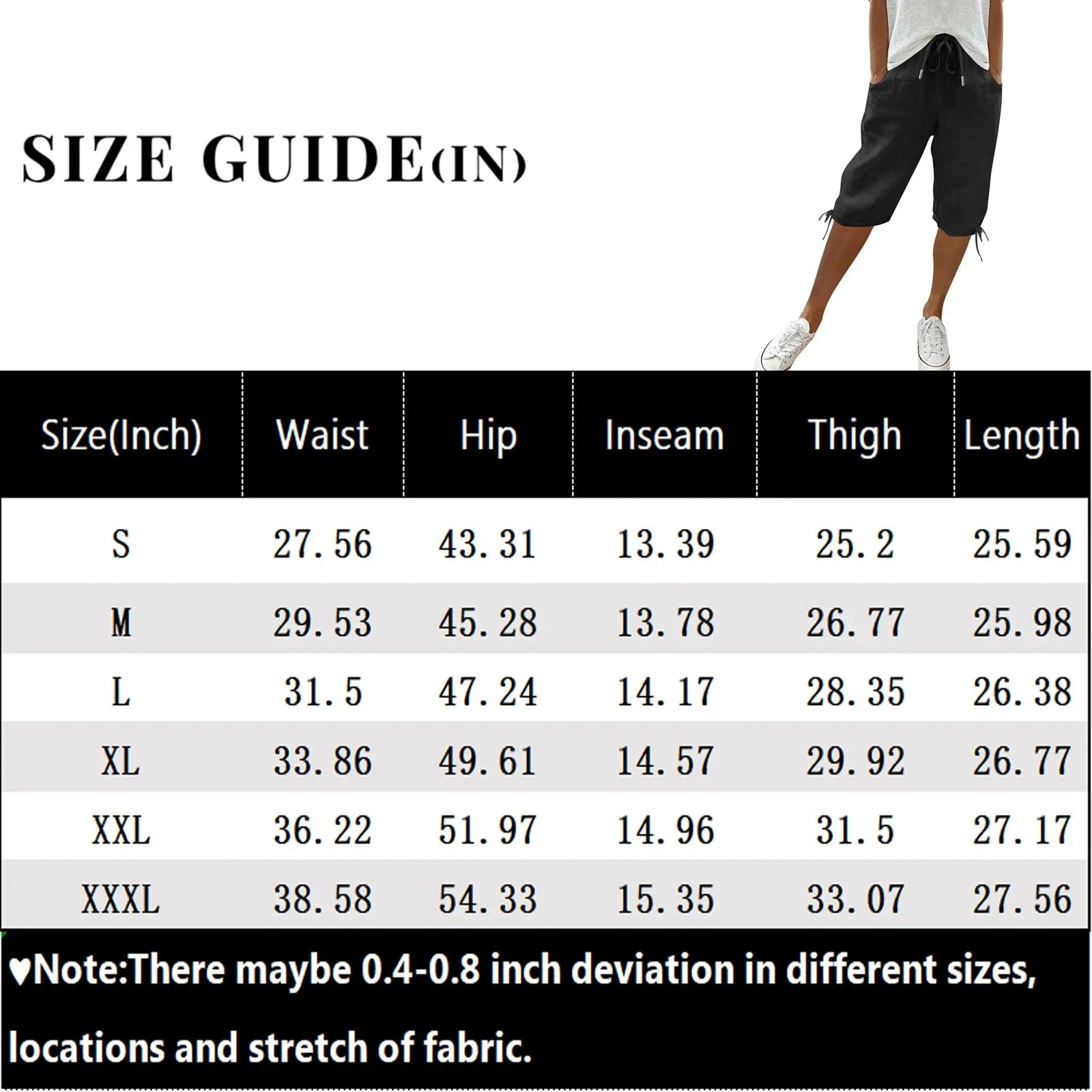 Lene™ | Stilfulde hørshorts.