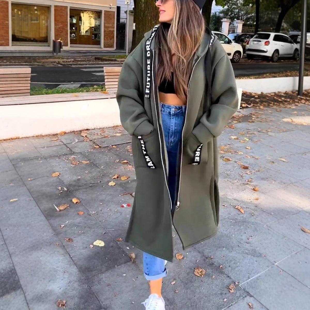 ÉLAN™ – LANG DAME HOODIE