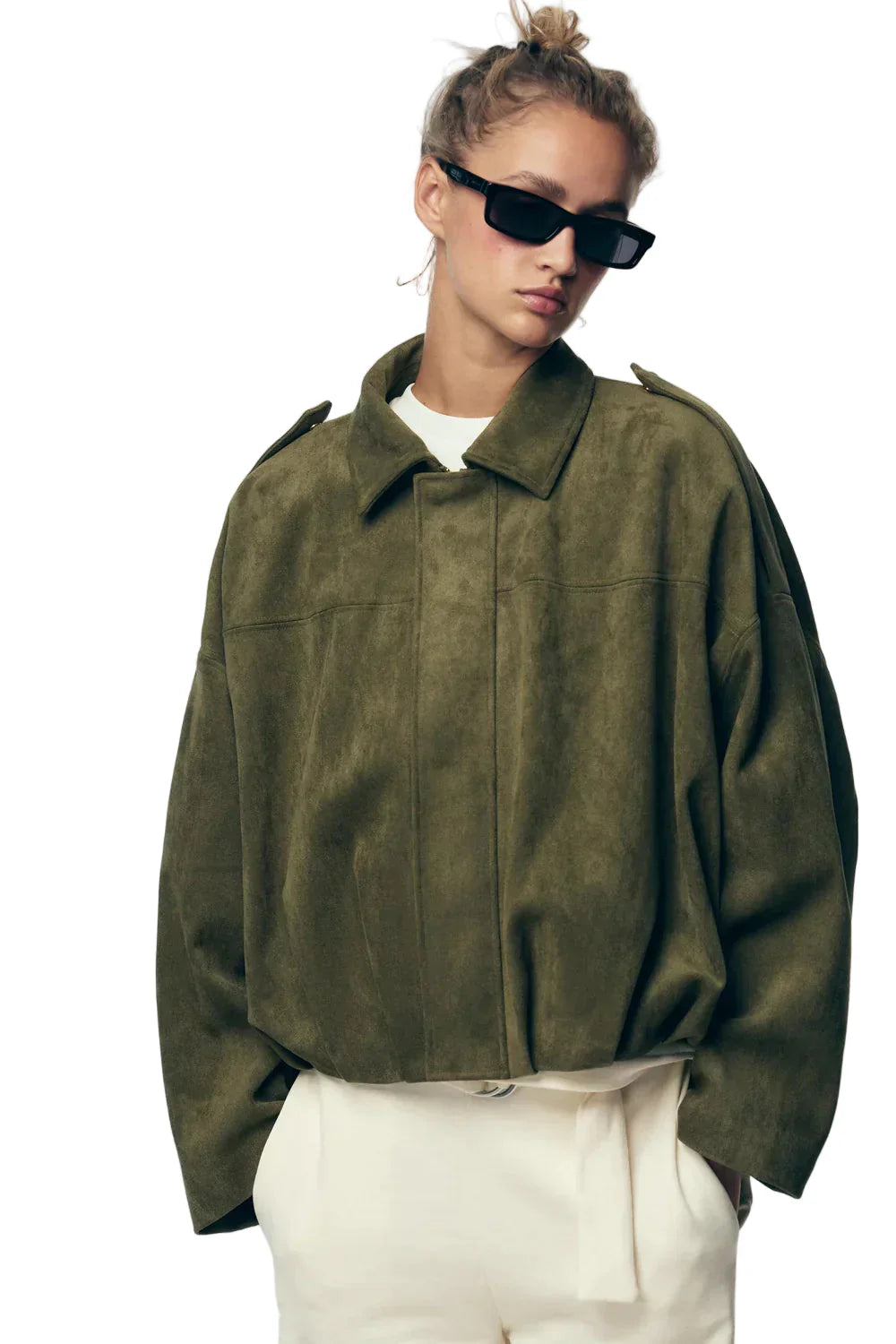 PILA™ – OVERSIZE JAKKE I SYNTETISK RUSKIND