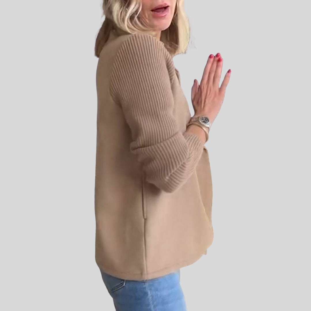 LENORA™ – PREMIUM CHIC BLAZER MED STRIKÆRMER