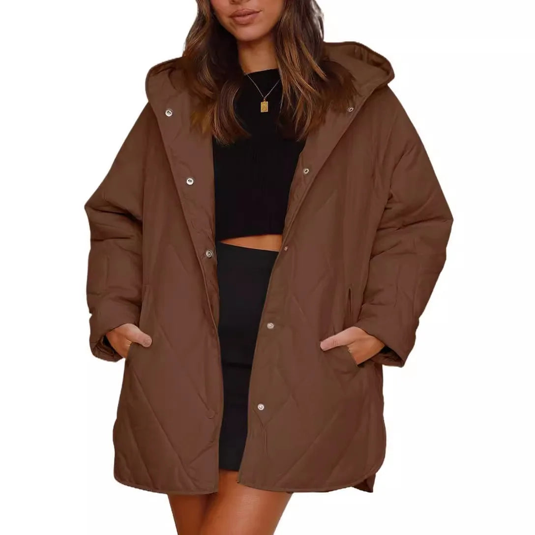 CORVAYA™ – OVERSIZE VINTERJAKKE MED HÆTTE