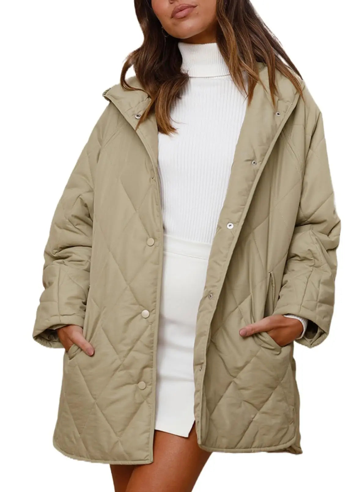 CORVAYA™ – OVERSIZE VINTERJAKKE MED HÆTTE