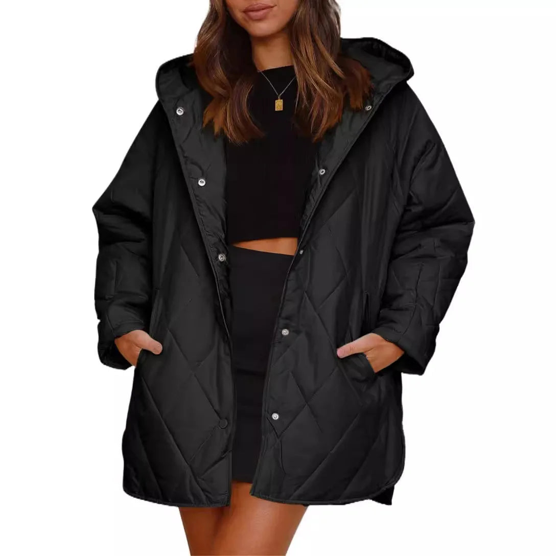 CORVAYA™ – OVERSIZE VINTERJAKKE MED HÆTTE