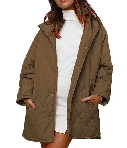 CORVAYA™ – OVERSIZE VINTERJAKKE MED HÆTTE