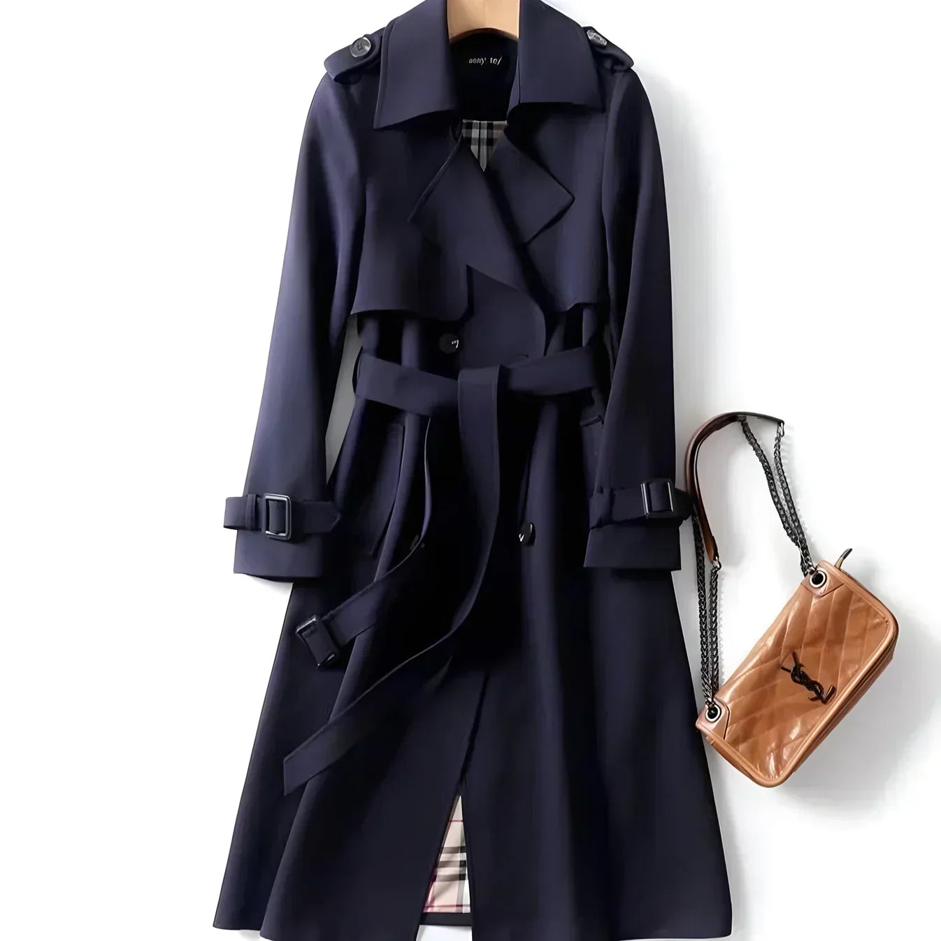 XANTHIPPE™ – ELEGANT TRENCHCOAT MED TIDLØST DESIGN